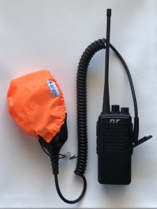 Simple alternative to waterproof radio mic cover